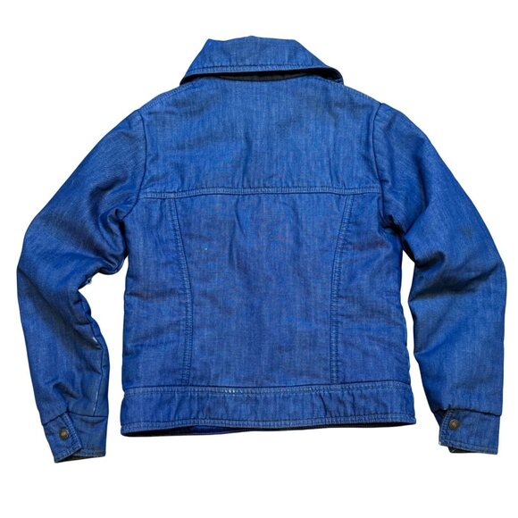 Rare Vintage 70s Levis Small Ski Puffer Jacket Orange Tab XS/S - Picture 2 of 16